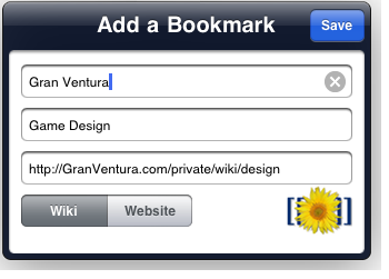 Add a Bookmark