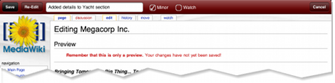 Wiki Edit Preview